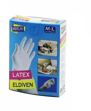 Eldiven Latex Eldiven Muayene Eldiveni S/M