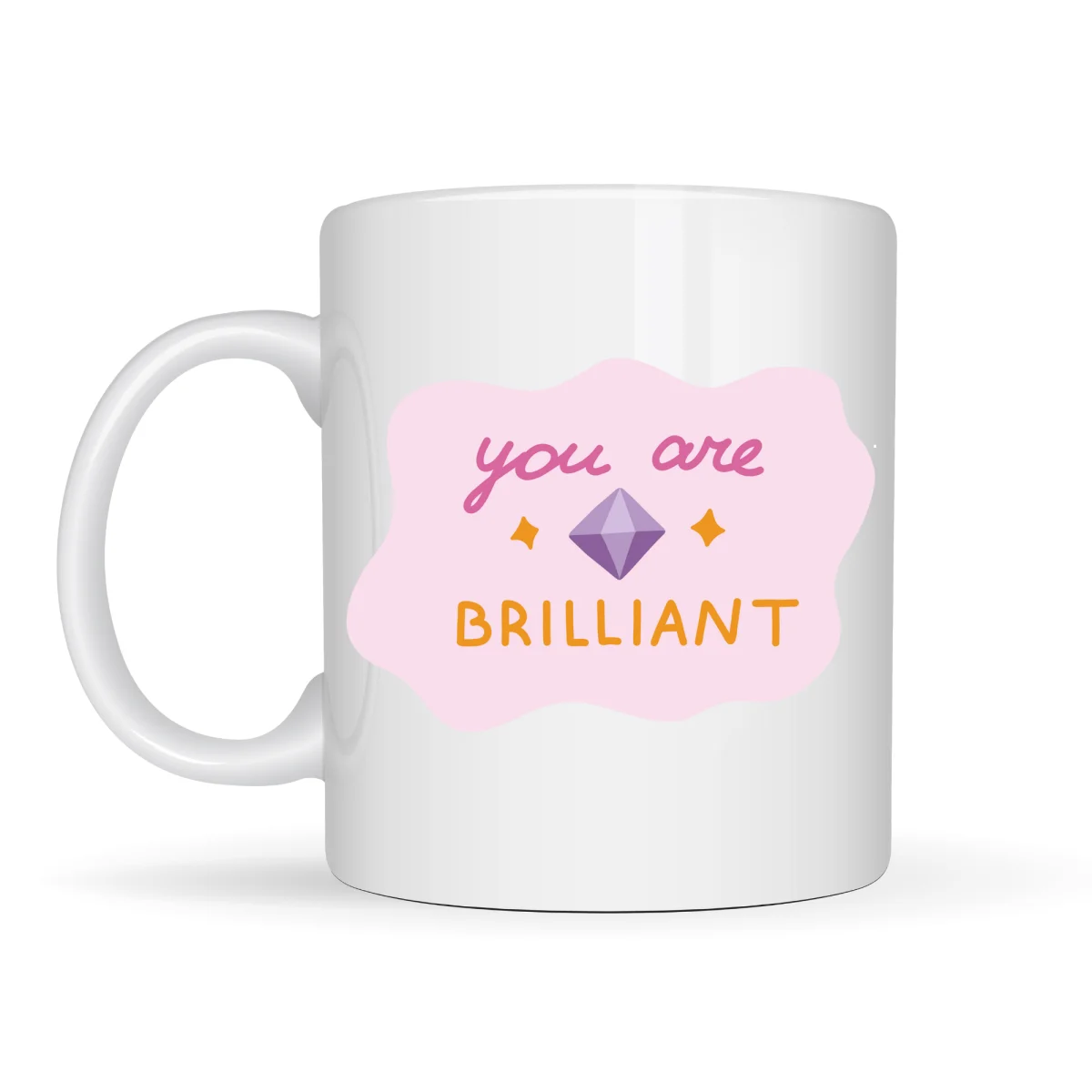 You Are Brilliant "SEN HARİKASIN" Yazılı Porselen Kupa MODEL 149 – Motivasyon Kupası – Moral Veren Kahve Kupası – Anlamlı Hediye Fikri