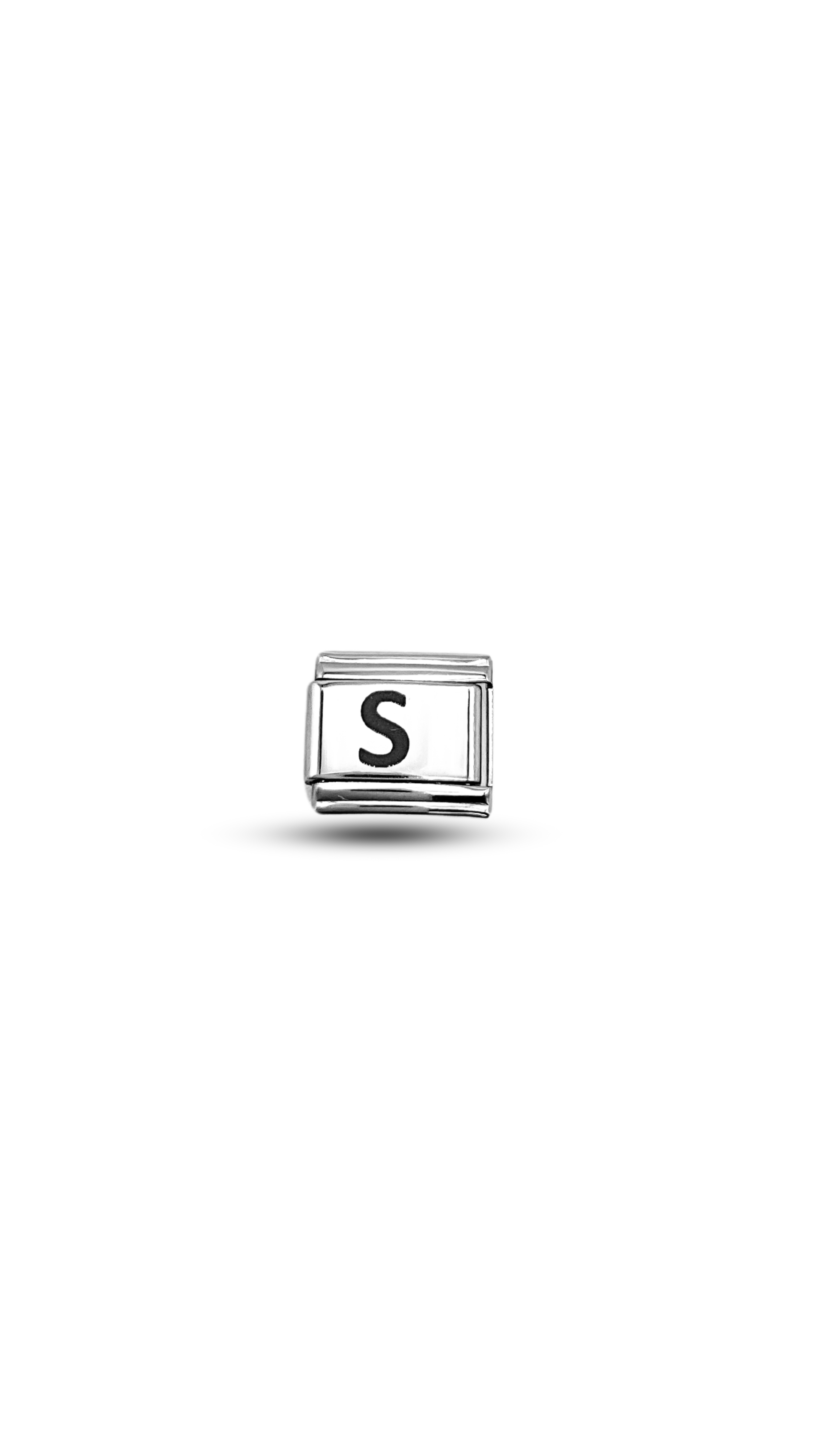 S Harfli Charm – Paslanmaz Çelik, Kişiye Özel Harfli Bileklik Aksesuarı