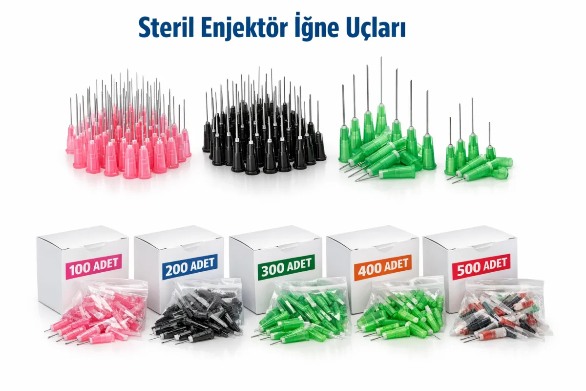 Standart Steril Enjektör İğne Uçları Needle