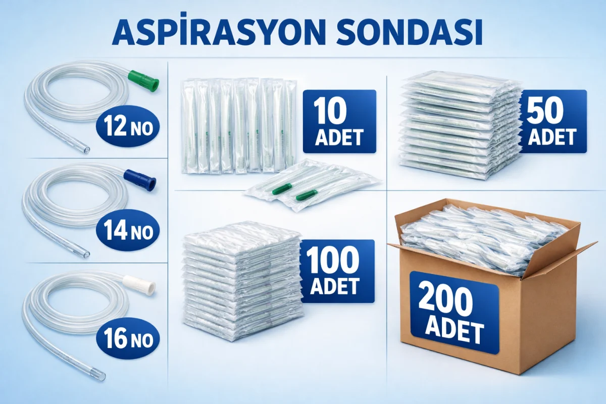 Aspirasyon Sondası Tek Kullanımlık