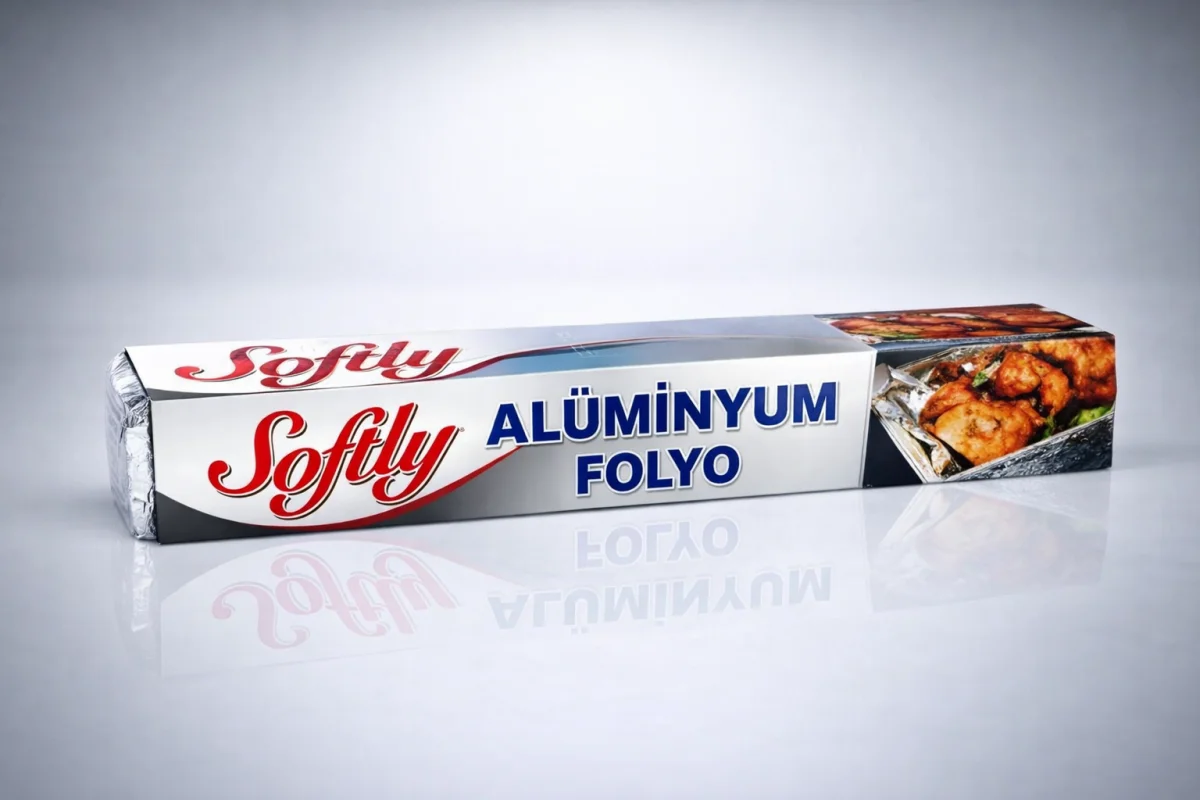 Softy Alüminyum Folyo 3,5 Metre Mutfak Folyosu Isıya Dayanıklı Gıda Saklama ve Fırın Folyosu 1 Adet