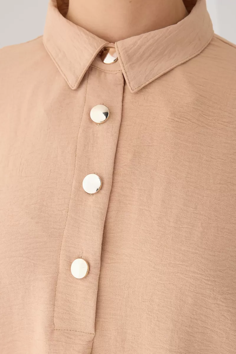 Kadın Oversize Kesim Vizon Takım
