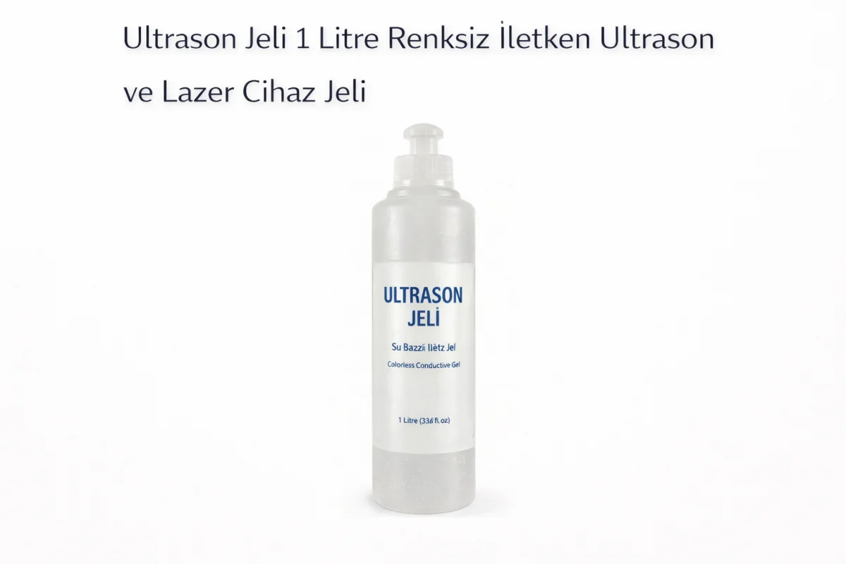 Ultrason Jeli 1 Litre Renksiz İletken Ultrason ve Lazer Cihaz Jeli 1 ADET