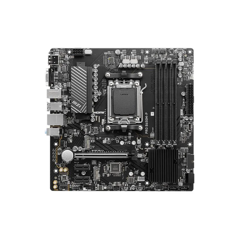 MSI PRO B650M-P DDR5 7200MHZ 1XVGA 1XHDMI 1XDP 2XM.2 USB 3.2 MATX AM5 (AMD AM5 9000/8000/7000 SERİLERİ İLE UYUMLU)
