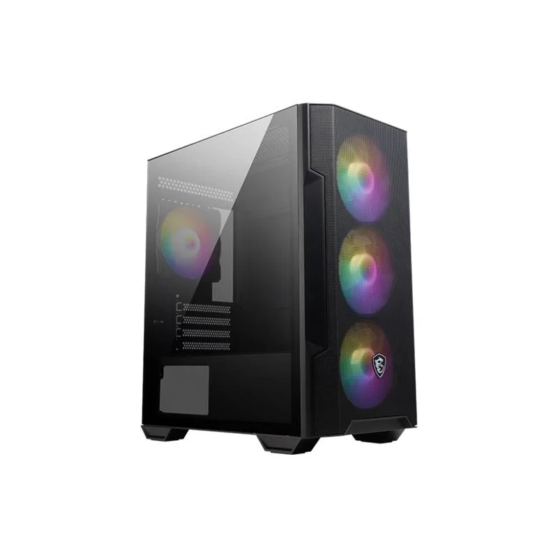 MSI MAG FORGE M100R TEMPERLI CAM ARGB 3X120MM 1X120MM PSU YOK MATX GAMING KASA