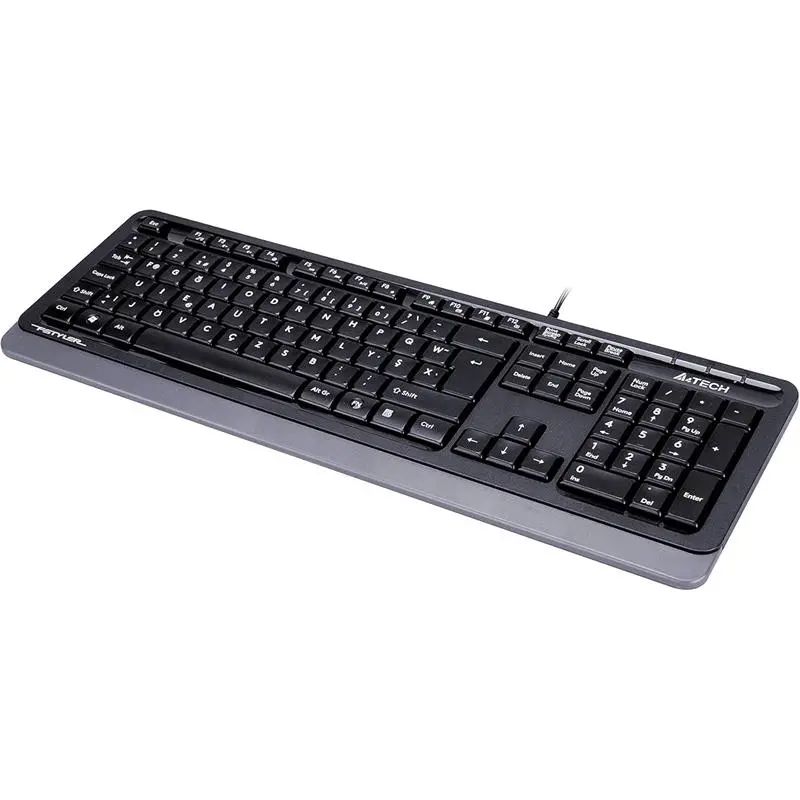 A4 TECH FK10 F TR MM GRİ/SİYAH USB KABLOLU KLAVYE