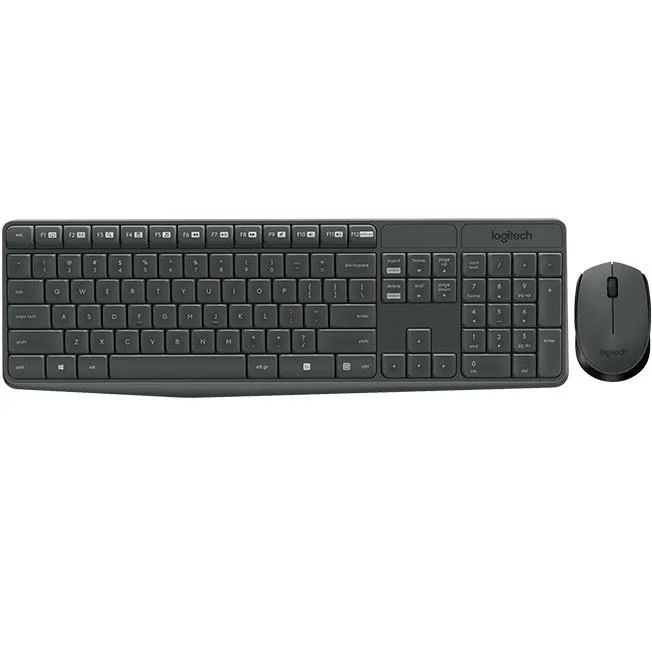 MK235 Q TR KABLOSUZ KLAVYE MOUSE SET GRİ 920-007925