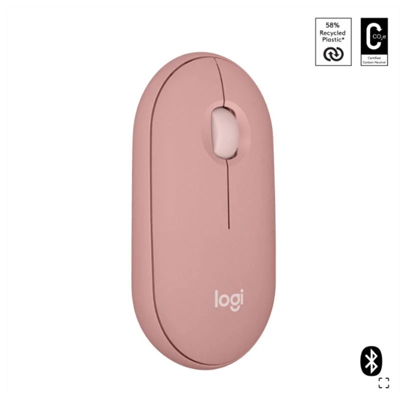 PEBBLE 2 M350S KABLOSUZ BLUETOOTH SESSİZ OPTİK MOUSE PEMBE 910-007014