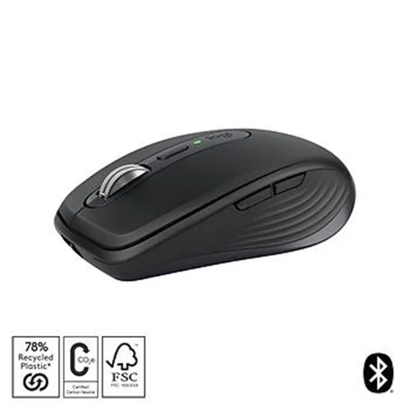 MX ANYWHERE 3S KOMPAKT OPTİK SENSÖRLÜ SESSİZ BLUETOOTH KABLOSUZ MOUSE SİYAH 910-006929