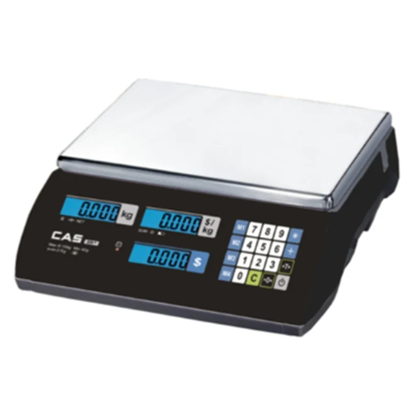 CAS ER JR 30KG LCD EKRAN BOYUNSUZ  HESAPLAMALI TERAZİ
