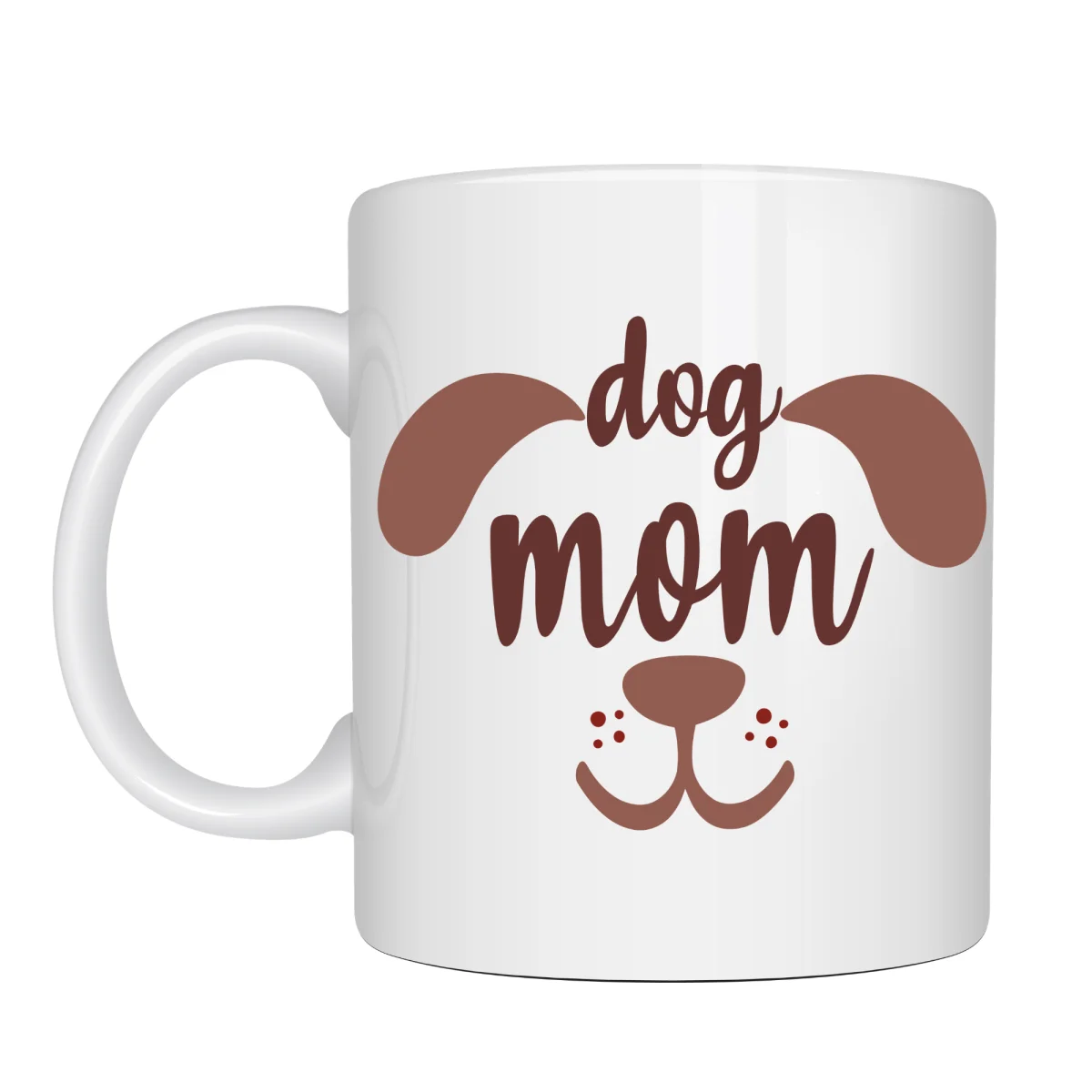 Dog Mom Kupa MODEL 185 – Köpek Annesi Temalı Porselen Kahve Kupası – Köpek Severlere Hediye Kupa