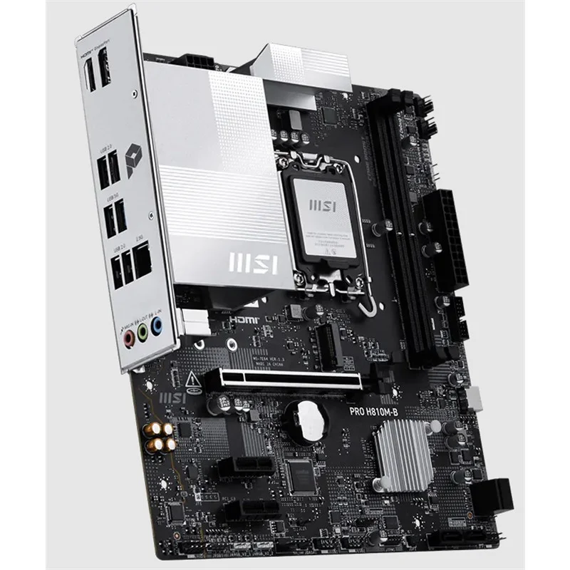 MSI PRO H810M-B DDR5 6400MHZ 1XHDMI 1XDP 1XM.2 MATX 1851P (INTEL ULTRA PROCESSORS SERIES 2)