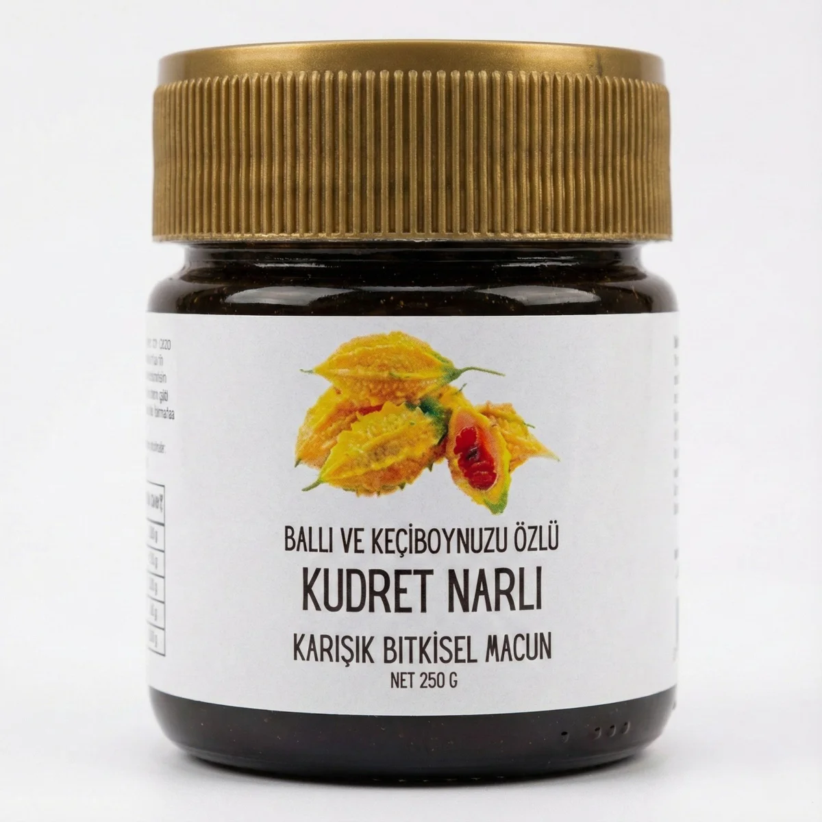 Kudret Narlı Bitkisel Macun 250 g Ballı Keçiboynuzu Özlü Propolis ve Damla Sakızı İçeren Karışım