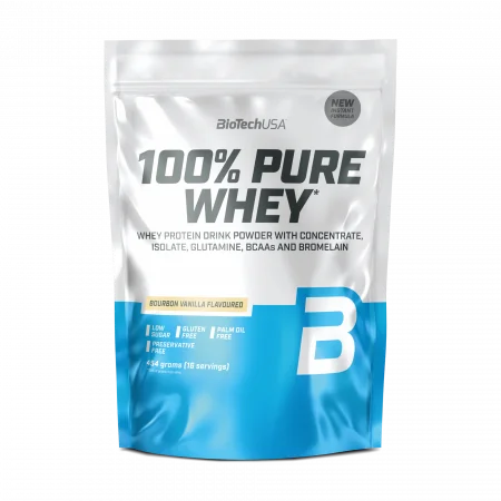100% Pure Whey Bourbon Vanilla 454 gr