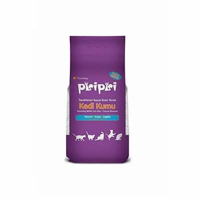 Pudra Kokulu Topaklanan Bentonit Kalın Taneli Kedi Kumu 2x10 Kg