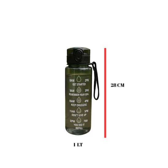 Suluk & Su Şişesi & Sporcu Matara Yeşil 1000 ml