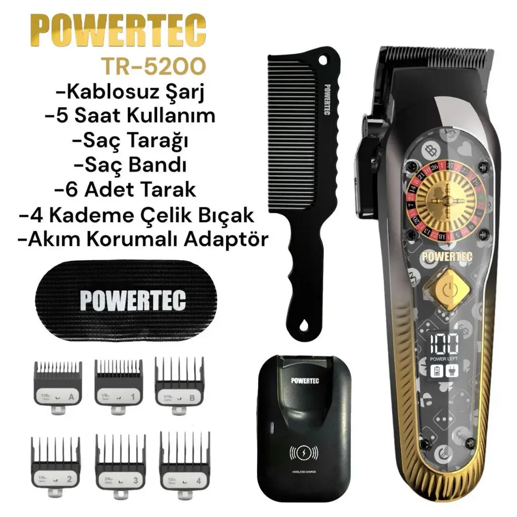 Tr 5200 Profesyonel Saç Kesim Makinesi