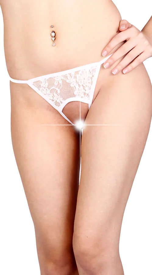Beyaz Özel Bölgesi Açık Fantazi String BRF1163