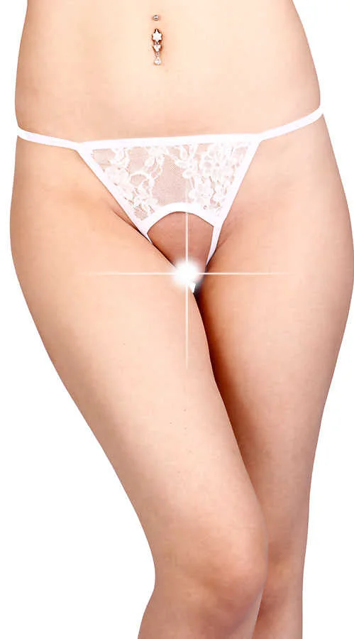 Beyaz Özel Bölgesi Açık Fantazi String BRF1163