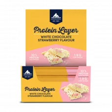 Layer Bar 50 gr Beyaz Çikolata & Çilek 18 Adet