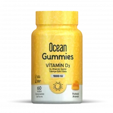 Ocean Gummies Vitamin D3 1000 IU 60 Adet