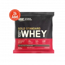 Gold Standard Whey Tozu 30.4 gr Çilek 24 Adet