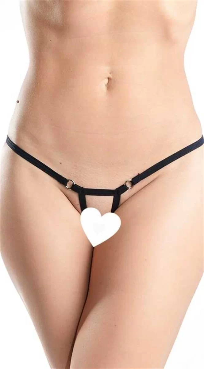 Siyah Arası Açık Seksi Tanga BRF1143