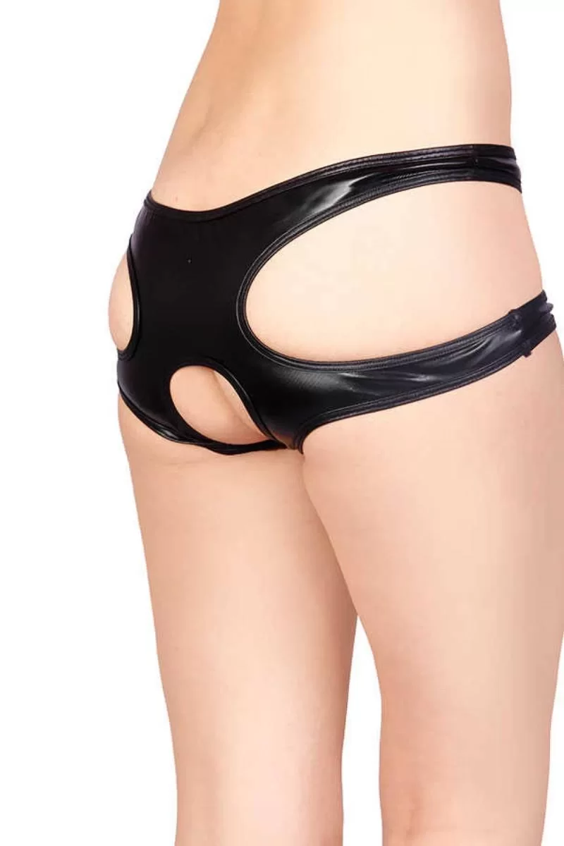 Siyah Özel Bölgesi Açık Seksi Külot BRF1172