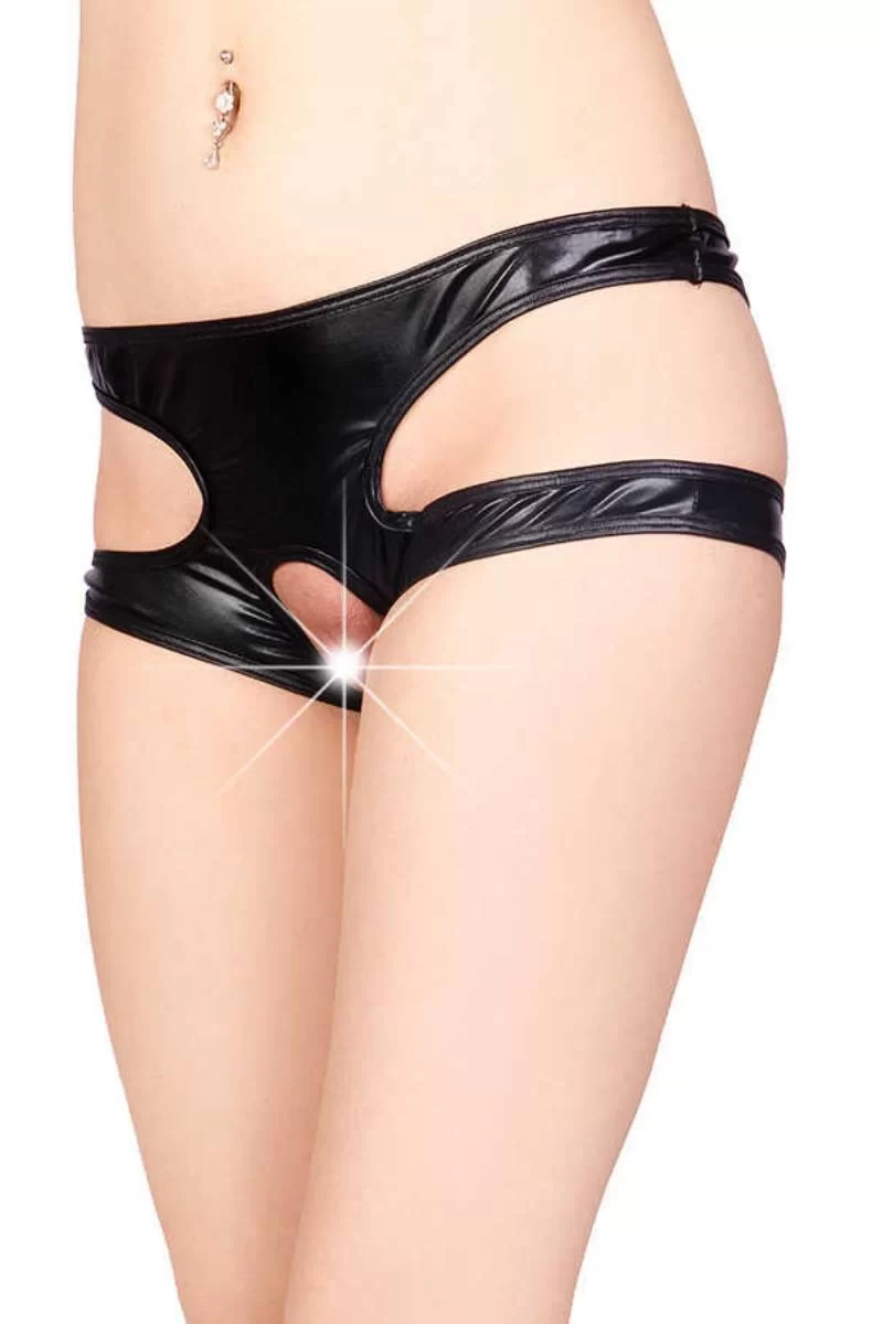 Siyah Özel Bölgesi Açık Seksi Külot BRF1172