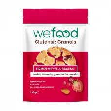 Glutensiz Granola Kırmızı Meyve & Badem 250 gr