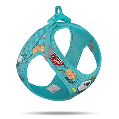 Vest Harness Clasp Air-Mesh Le25 Köpek Göğüs Tasması Turkuaz XSmall 33,9x38,2 Cm
