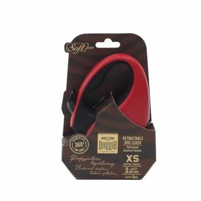 Otomatik Köpek Tasması Soft Seri XS Kırmızı