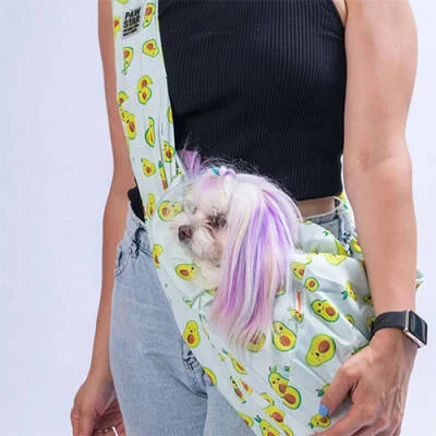 Avocado Crossbody Küçük Irk Köpek Taşıma Çantası 50x15x20 Cm