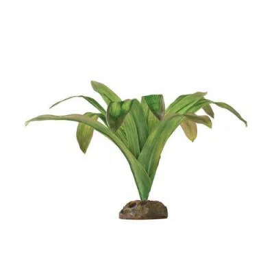 Büyük İpek Bromelia Plastik Teraryum Bitkisi