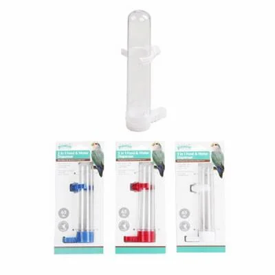 Plastik Kuş Suluğu ve Yemliği 65 Ml 14,5 Cm