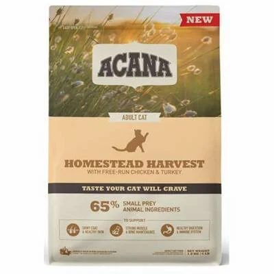 Homestead Harvest Tavuklu ve Hindili Yetişkin Kedi Maması 4,5 Kg