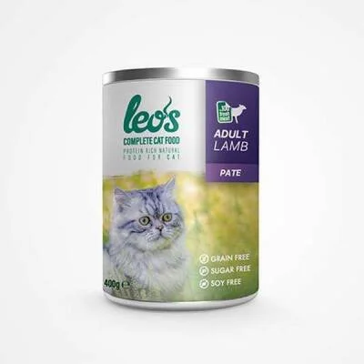 Kuzu Etli Pate Yetişkin Kedi Konservesi 6 Adet 400 Gr