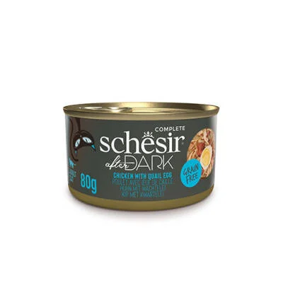 After Dark Sos İçinde Tavuklu ve Bıldırcın Yumurtalı Tahılsız Yetişkin Kedi Konservesi 80 Gr