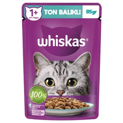 Pouch Jöle İçinde Ton Balıklı Yetişkin Kedi Konservesi 28 Adet 85 Gr