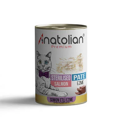 Premium Somonlu Ezme Kısırlaştırılmış Kedi Konservesi 400 Gr