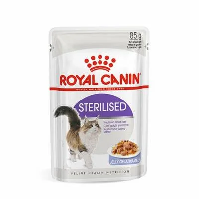 Sterilised Jelly Pouch Kısırlaştırılmış Kedi Konservesi 6 Adet 85 Gr