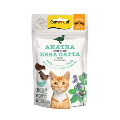 Crunchy Ördekli ve Catnipli Kedi Ödül Maması 50 Gr