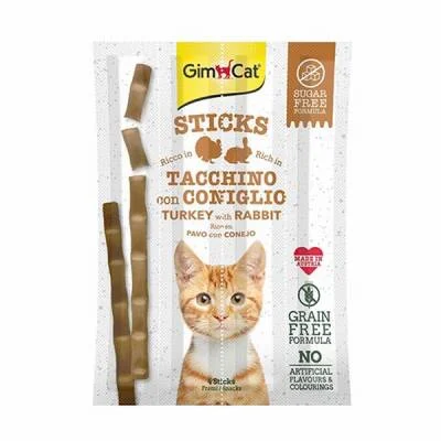 Sticks Hindili ve Tavşanlı Tahılsız Kedi Ödül Çubukları 20 Gr