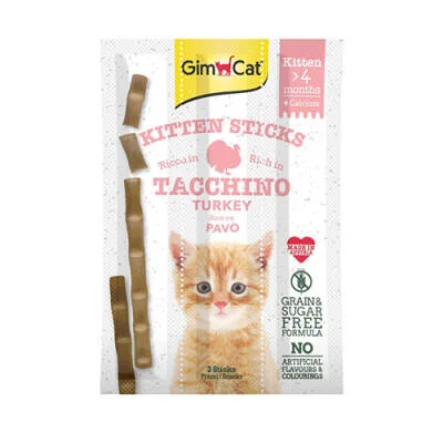 Sticks Kitten Hindili Yavru Kedi Ödül Çubukları 3x3 Gr