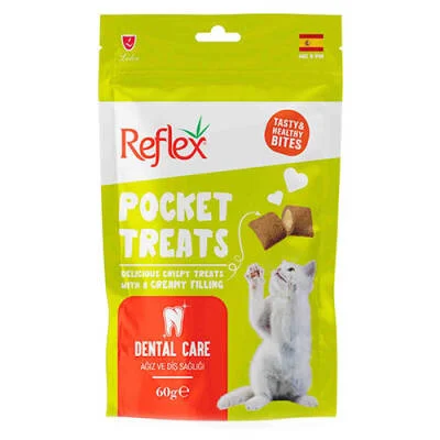Pocket Treats Ağız ve Diş Sağlığı Yetişkin Kedi Ödül Maması 60 Gr