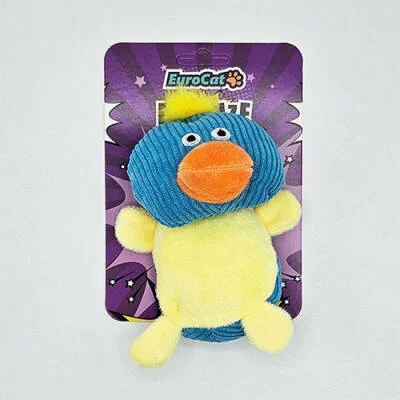 Peluş Papağan Sarı Mavi Kedi Oyuncağı
