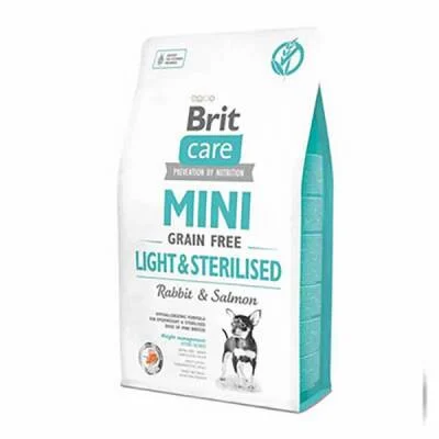 Mini Light Sterilised Tavşan ve Somonlu Tahılsız Kısırlaştırılmış Köpek Maması 2 Kg