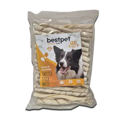 Burgu Beyaz Kemik Çubuk Köpek Ödülü 350 Gr