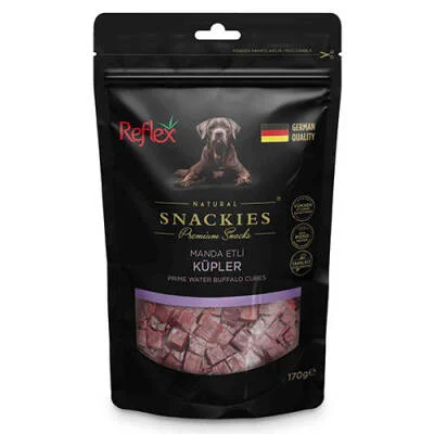 Snackies Natural Manda Etli Küp Tahılsız Köpek Ödül Maması 170 Gr